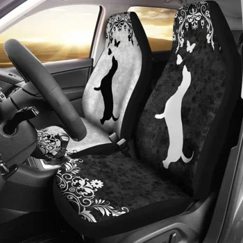 Калъфи за автомобилни седалки Dachshund Комплект от 2 Универсални Защитни покривала за предните седалки