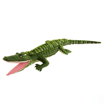 100 см плюшена играчка В Реалния Живот Алигатор Плюшени Играчки Моделиране на Крокодил Кукли Kawaii Креативна Възглавница за Деца Подаръци