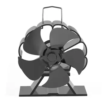 Камина Фен SF405S Мини-Камина вентилатор с топлинна мощност, 6-лопастный Преносим Безшумен Вентилатор за Плота, на новоразработени