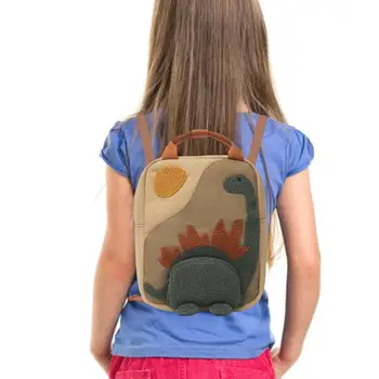 Нови детски Мультяшные Красиви Раници, Творчески Ученически чанти с Динозаври, Училищен Чанта за предучилищна възраст, Модерна Чанта в два рамо За Момчета и Момичета
