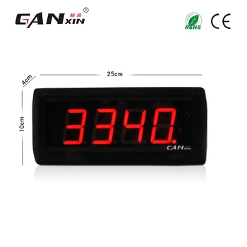 [Ganxin] 1,8-инчов 4-цифрен низковольтный led брояч за продажба брои дни таймер за обратно отброяване