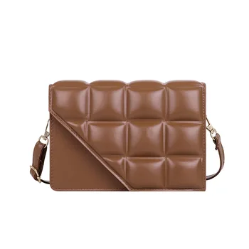 Реколта Дизайнерска Луксозна чанта, дамски чанти на рамо, Универсални Модни Обикновена регистрирани чанти През Рамо, чанта-месинджър от изкуствена Кожа с капак