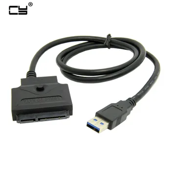 USB 2,0 3,0 SATA 22-Пинов захранващ Кабел за Пренос на Данни Адаптер за PC, Лаптоп 2,5 