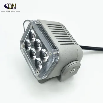 Безплатна доставка на Градински точков led лампа 12 W IP65 открит надземен led светлина за косене на 12V 110V 220V led лампа с шипове Пейзажи Стенни осветителни Тела