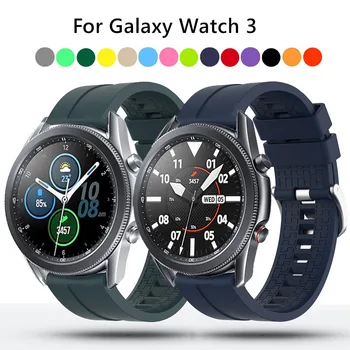 Въжета за Samsung Galaxy Watch 3 41/45 мм Спортен Каишка За Amazfit GTR 2 Huawei Watch GT 2 Силиконов Кореа 20 мм, 22 мм и Каишка