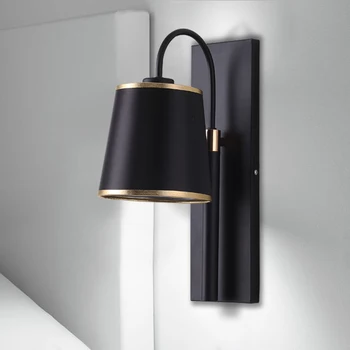 Съвременно минималистичное скандинавски creative осветление дневна спалня нощни стенни лампа