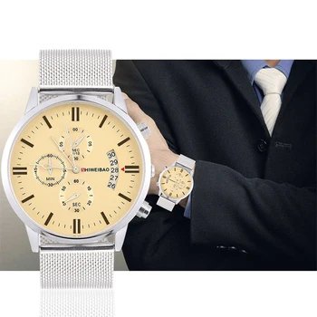 Shiweibao 2020 Луксозни Бизнес Часовници за Мъже, Водоустойчиви Часовници с Датата, Мъжки Ежедневни Часовници, Мъжки Кварцов Часовник Relogio Masculino