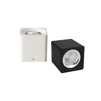 LED Повърхностен Квадратен Скандинавски Тавана лампа Cube Spot light за Стая/Коридор/Антре/фоайе AC85-260V COB Хирургична лампа