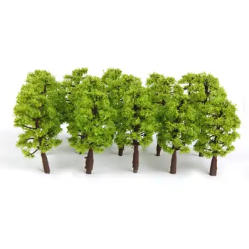 20pcs Модел на Дърво, Гори и Зелени Растения N Сграда Миниатюрен Пейзаж Военна Игра Украса за Доставка