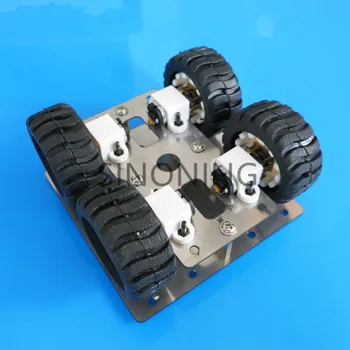 Мотор-редуктор N20 Платформа шасито на колата робот метал 4WD от неръждаема стомана с платформа N20