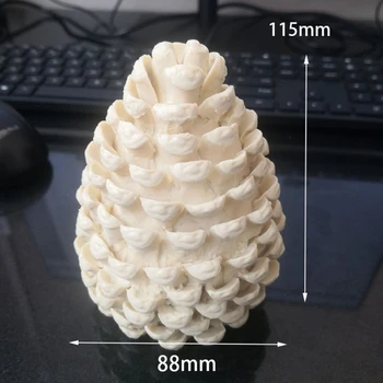 Q39C 3D Малка Форма на шишарката Силиконова Форма за направи си САМ Украса на Дома Производство на Сапун Свещ се Разтапят Смола Полимерна Глина