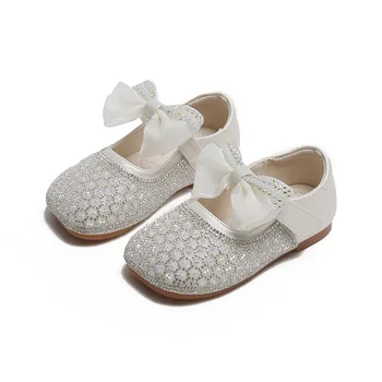 Детски ежедневни обувки, пролетно-есенна Нова Мода обувки на принцесата, Дишаща лека Нескользящая обувки за деца с мека подметка