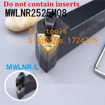 MWLNR2525M08/ MWLNL2525M08,външен струг инструмент, на Фабричните контакти, пяна,расточная планк, ЦПУ струг,Фабрична контакт
