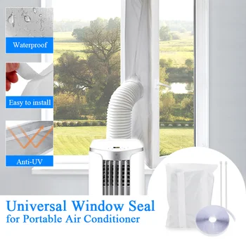 Универсален Въздушен Замък Прозорец Печат на Плат Плоча 3 4 5 м на Горещ Въздух Спре Климатик На Изхода Комплект За Уплътняване на Прозорци за Мобилен Климатик