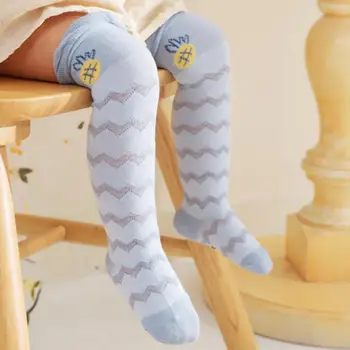 Памук 1 двойка функционални модел Ананас с дълъг противокомарни чорапи тънки чорапи за новородено, лека Пролет