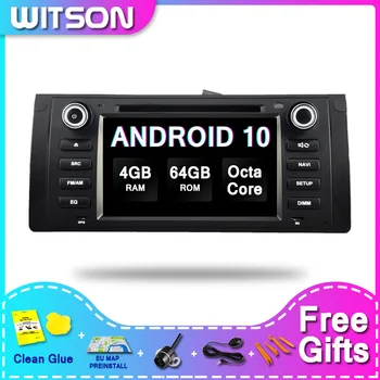 WITSON ANDROID 10,0 Авто Радио Мултимедиен Плеър За BMW E39 Автомобилна Аудио система 4GRAM 64GBROM