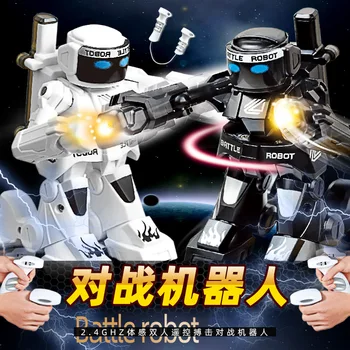 Doki 2,4 Г Соматосенсорный Дистанционно Управление На Боксовия Робот Двойна Състезателен Бойна Умен Робот Модел Play 2022