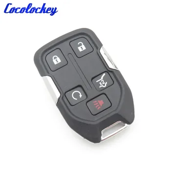 Cocolockey 5 бутон Бесключевой Дистанционно Ключодържател във формата на Миди, за Chevrolet Suburban Tahoe за GMC YUKON Ключове Празен Оформление на Автомобила Смяна на