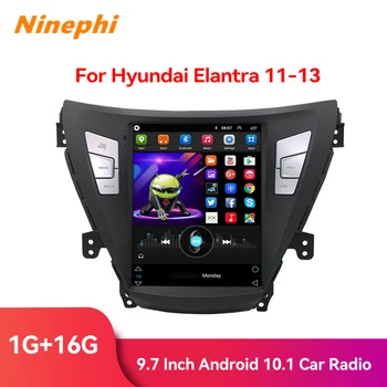 Автомагнитола 2DIN за Hyundai Elantra2011-2013 г. (вертикален екран) Мултимедиен плейър Стерео GPS, 2G + 32G 4G Монитор Двоен запис