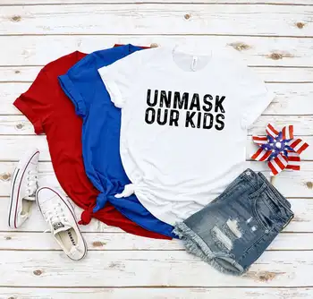 Изложи Нашата Детска Риза Ден на Независимостта на Америка Тениски 100% памук Тениска с кръгло деколте и къс ръкав Дамски harajuku y2k Дамски