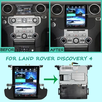 Радиото в автомобила Android с Вертикален екран, За Land Rover Discovery 4 L319, Авто Стерео Приемник, Мултимедиен DVD-плейър, GPS Навигация