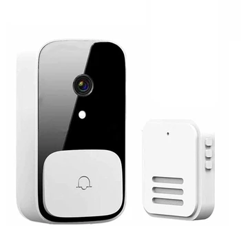 Безжична Интелигентна Камера на Крилото на Разговора, Домашен Звънец за Сигурност-Дистанционно видео Wifi Перезаряжаемое HD Нощно Виждане, Зареждане чрез USB