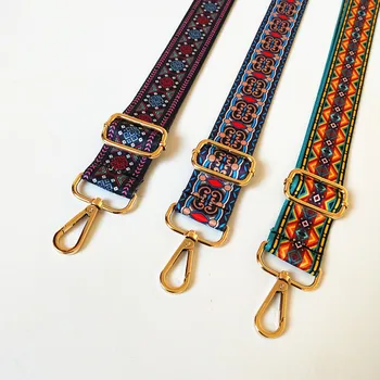 Модерна Чанта за През рамо Етнически Стил Раница, Колан Цветни Ленти за Чанти и Аксесоари за Плетене на една Кука Чанти
