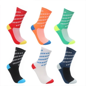 2022 Професионални Спортни Чорапи Мъжки и Женски Дишащи Здрави Чорапи за Джогинг Туризъм, Колоездене Катерене До средата на Прасците Улични Чорапи