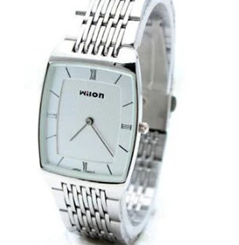 Оригиналната марка CHINO WILON, Висококачествени Ръчни Часовници, тънки двухконтактные модерни ежедневни Мъжки часовници за влюбени, Водоустойчиви дамски Часовници За Влюбени
