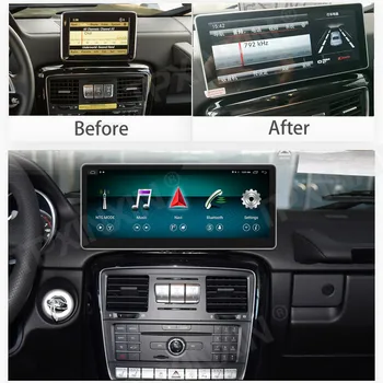 За Mercede Benz G W463 G350 G500 G550 2013-2019 8G + 128G 4G LTE Android10.0 Автомобилен GPS Навигация Авто Стерео Мултимедиен плеър HD
