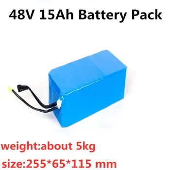 GTK 48 15Ah ebike акумулаторна батерия 13S6P 500 Вата литиево-йонна батерия за електрически мотор акумулаторна батерия електроинструменти + 3A зарядно устройство