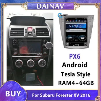 2din Авто радио DVD Мултимедиен Плеър За Subaru Forester XV 2016 Tesla стил Автомобилен GPS Навигация Авторадио стерео сензорен екран