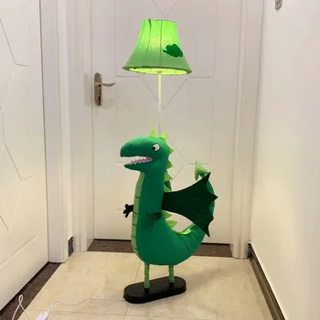 Настолна лампа динозавър нощна лампа спалня Скандинавските момчета хотел led динозавър под лампа творчески сладък карикатура детски