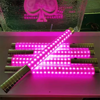 LED ефекта на светлинни Пръчка на Флаш Стик Светлина Бутилка Шампанско Topper Услуги Бенгалски Огън Нощен Клуб Сватба Парти Атмосфера Лампа Розов Цвят