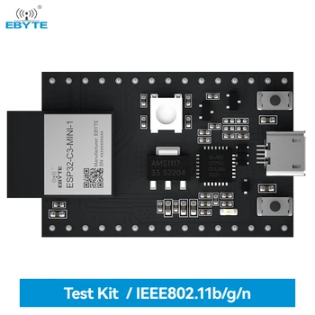 ESP32-C3 Тест такса EBYTE ESP32-C3-MINI-1U-TB ESP32-C3-MINI-1-TB Интерфейс USB 2,4 ~ 2,5 Ghz Подкрепа IEEE802.11b/g/n