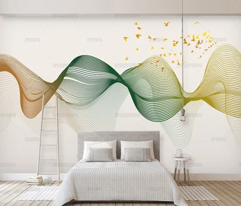 Потребителски 3D фото тапет на Райета облак абстрактни артистични тапети модерна минималистичная спалня, диван, ТЕЛЕВИЗОР рисувани стенни книжен живопис