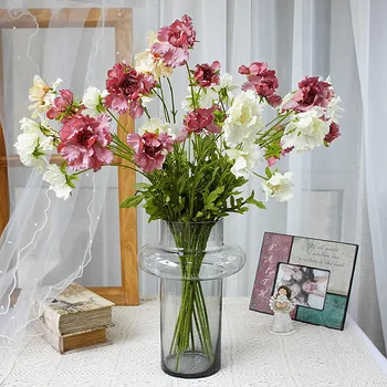 1бр Хризантема един изкуствени цветя, мода декорация на дома договореност сватба парти украса
