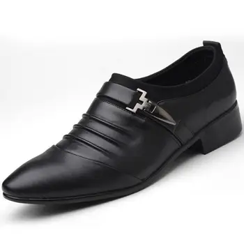 Demisezonnyj Модерни Елегантни Обувки-Oxfords За Мъже на S Обувки Големи Размери Мъжки Официалната Обувки, Кожени мъжки Модел Лоферы Мъжки Слипоны
