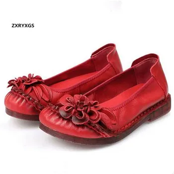 Промоция Класически Цветове Дамски Обувки На равна подметка Дамски Модни Ежедневни Обувки 2022 Нова Мека Удобни Обувки за Пролетно Дамски Обувки На плоска подметка