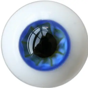 [wamami] 16 мм Сините Стъклени очи на Очната ябълка BJD Кукла Dollfie Reborn Производство на Diy