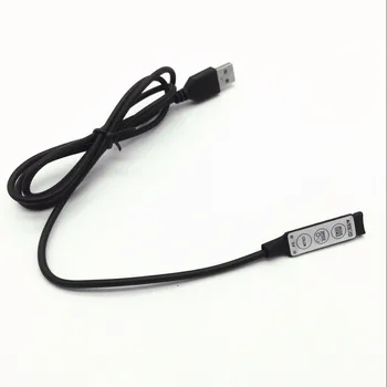 1-10 бр./ЛотDC5-24V USB RGB LED 3key RF контролер за Безжично Мини дистанционно Управление за RGB 3528 smd 5050 Светодиодна лента лента осветление