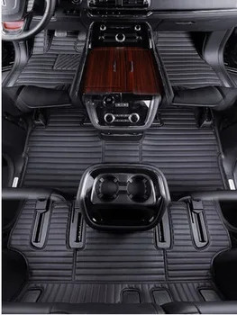 Добро качество! Потребителски специални автомобилни стелки за Mazda CX-9 7 места 2015-2006 водоустойчив килими за CX9 2012, Безплатна доставка