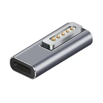 Компактен, Удобен Магнитен кабел за зареждане USB адаптер C to Mag-safe 1/2 Лесен Конвертор зарядно устройство PD