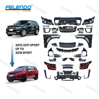 Висококачествен автомобилен комплект за ъпгрейд на купето за range rover sport l494 2014 ъпгрейд до 2018-2020 oe svr лифтинг bodykit sport