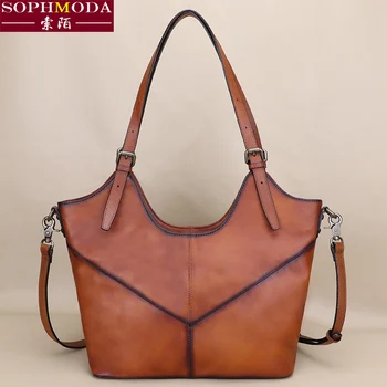 ★ ръчна реставрация на древните начини за дамска кожена чанта на едно рамо чанта наклонена чанта на рамото 2021 нова мода