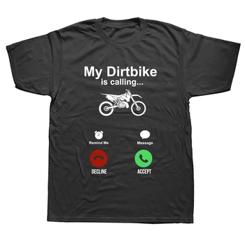 Dirtbike Разговори Dirt Bike Rider Мотоциклетни Тениски За Мотокрос Градинска Тениска С Къс Ръкав Harajuku, Мъжки Дрехи