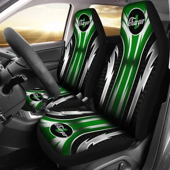 2 своята практика за предните седалки Dodge Charger Зелен 094209, Комплект от 2 Универсални защитни покривала за предните седалки