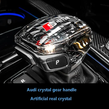Промяна на интериора на колата, подходящи за Audi Crystal корона на скоростния A4LA5Q5LA6LA7A8LQ7Q8 декоративни аксесоари
