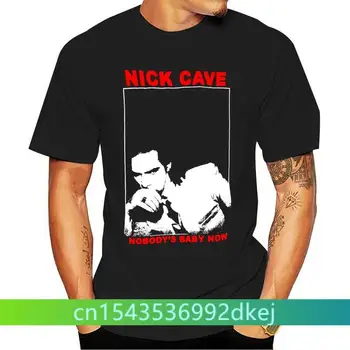 Тениска Ник Кейва, реколта черна тениска за парти по случай рождения Ден