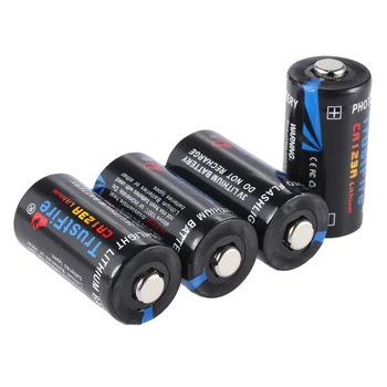 4 бр./лот TrustFire неперезаряжаемый cr123a lithium 123A 3 В 1400 mah Батерия за Еднократна употреба Литиеви Батерии за Фотоапарати/Видеоигри Плейър